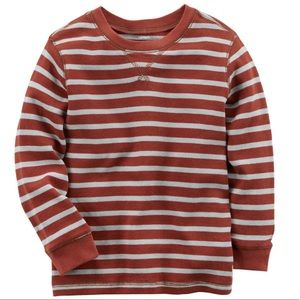 Carter’s Boys Striped Thermal Knit Tee Shirt
